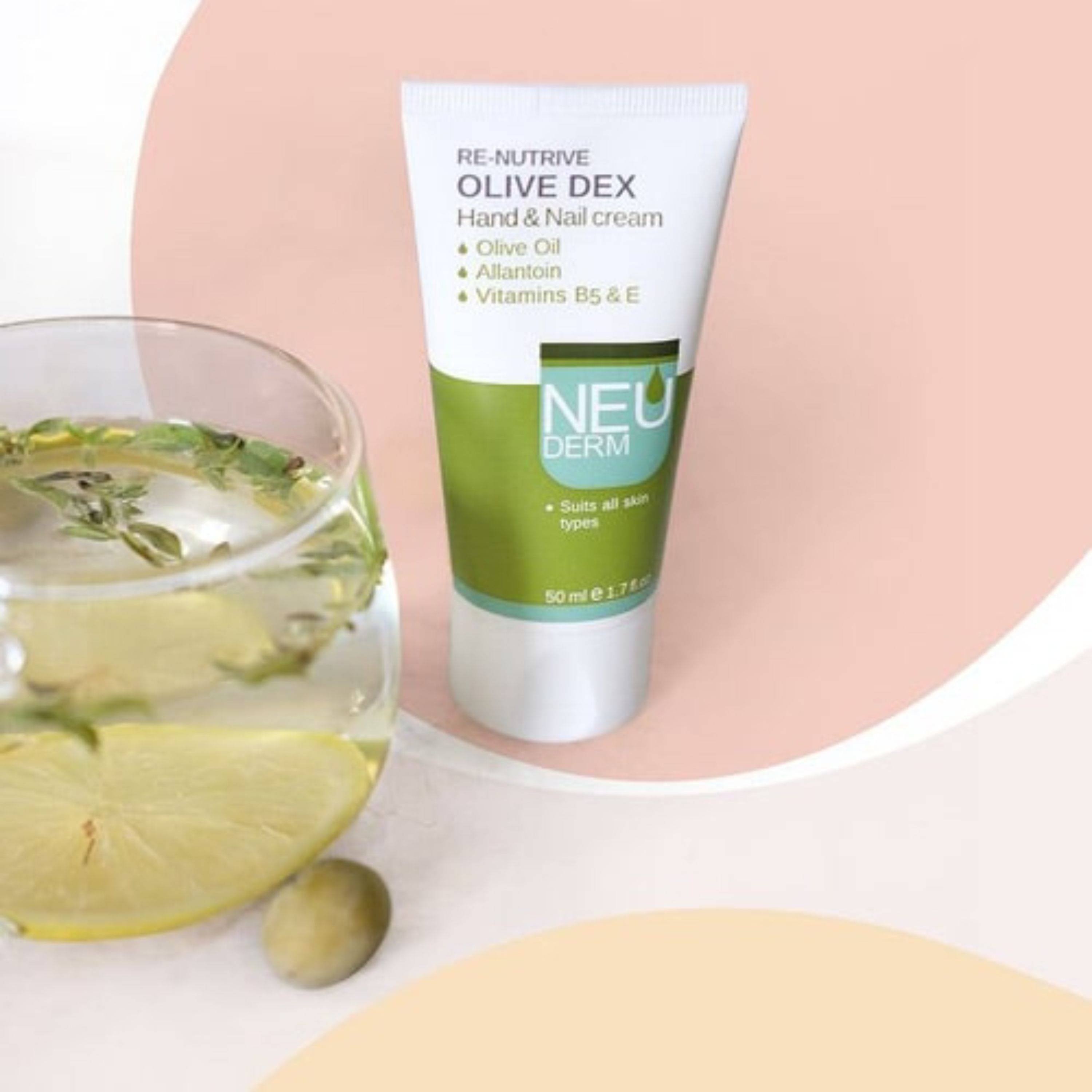 کرم دست و ناخن زیتون تیوپی نئودرم