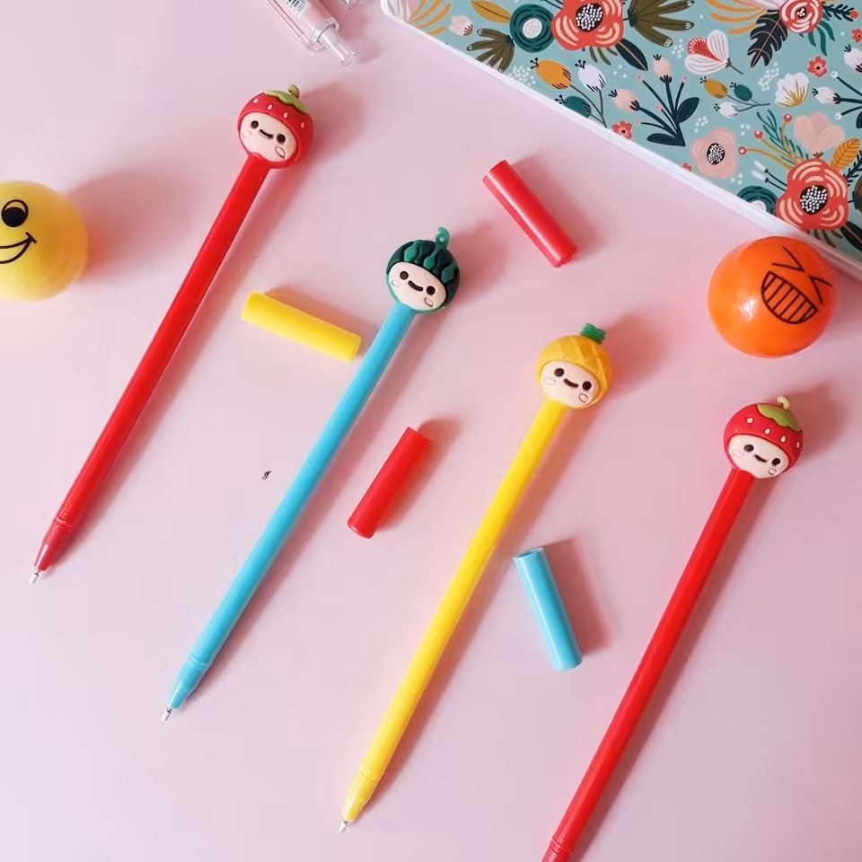 روان نویس فانتزی طرح میوه ای رنگبندی مختلف 