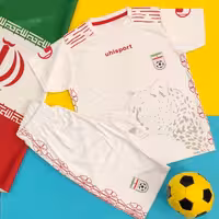 تیشرت شلوارک تیم ملی 4تا13 سال تولید وچیون