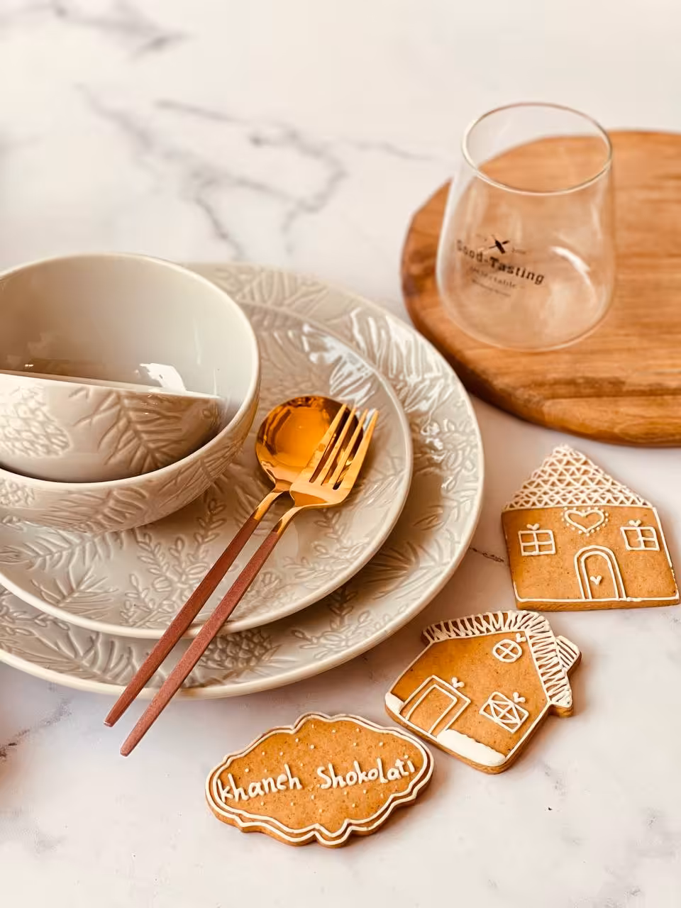 سرویس سرامیکی طرح برگ