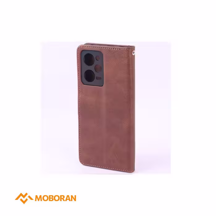 کیف چرمی کلاسوری مناسب برای موبایل شیائومی ردمی نوت 5G leather case Redmi Note 12 | موبوران