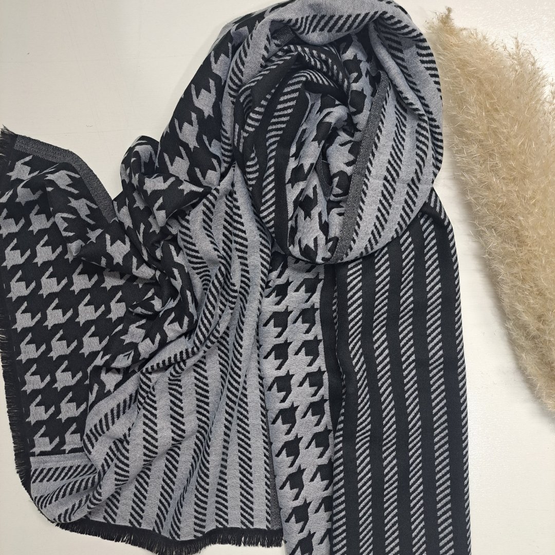 شال فوتر دو رو گرم و ضخیم 2