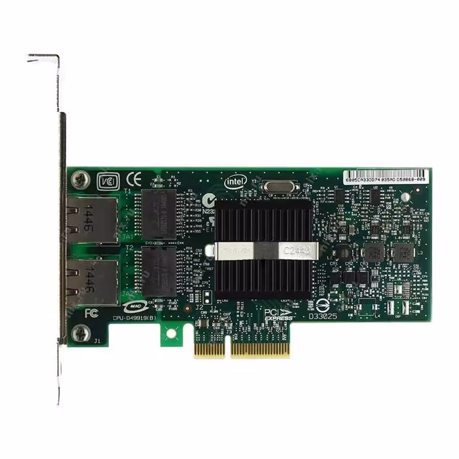 قیمت و خرید کارت شبکه گیگابیت PCIe اینتل مدل Pro-1000 82576-2T | یاس ارتباط