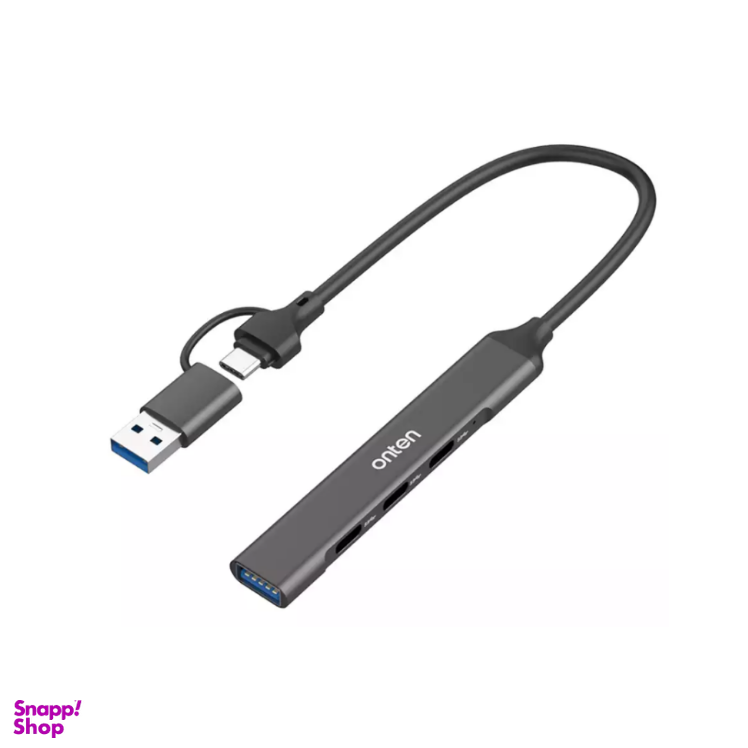 هاب 4 پورت USB 30 اونتن مدل ONT-UCA9703 با قابلیت OTG
