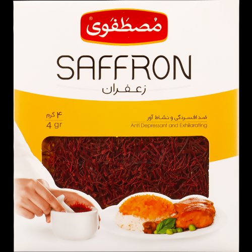 زعفران مصطفوی سر گل ( درجه یک ) مقدار 4 گرم