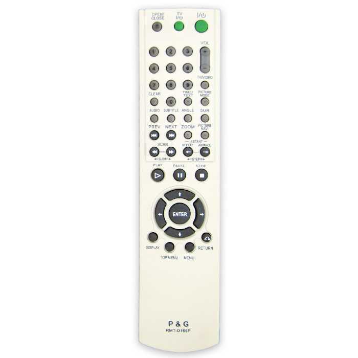 کنترل دی وی دی سونی SONY DVD اصلی مدلRMT-D165P