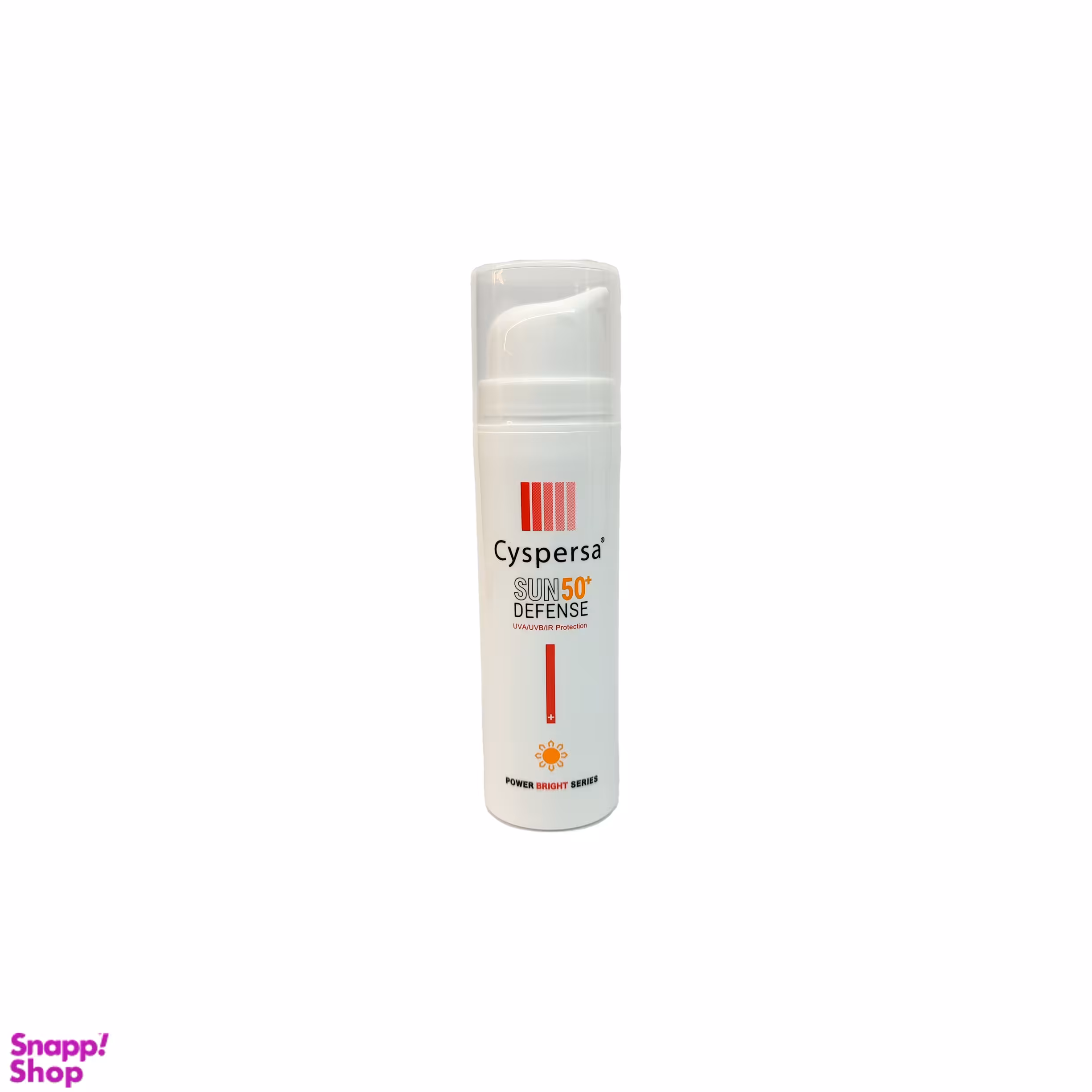 کرم ضد آفتاب بی رنگ سیسپرسا مدل Defense با SPF 50 حجم 50 میلی‌ لیتر