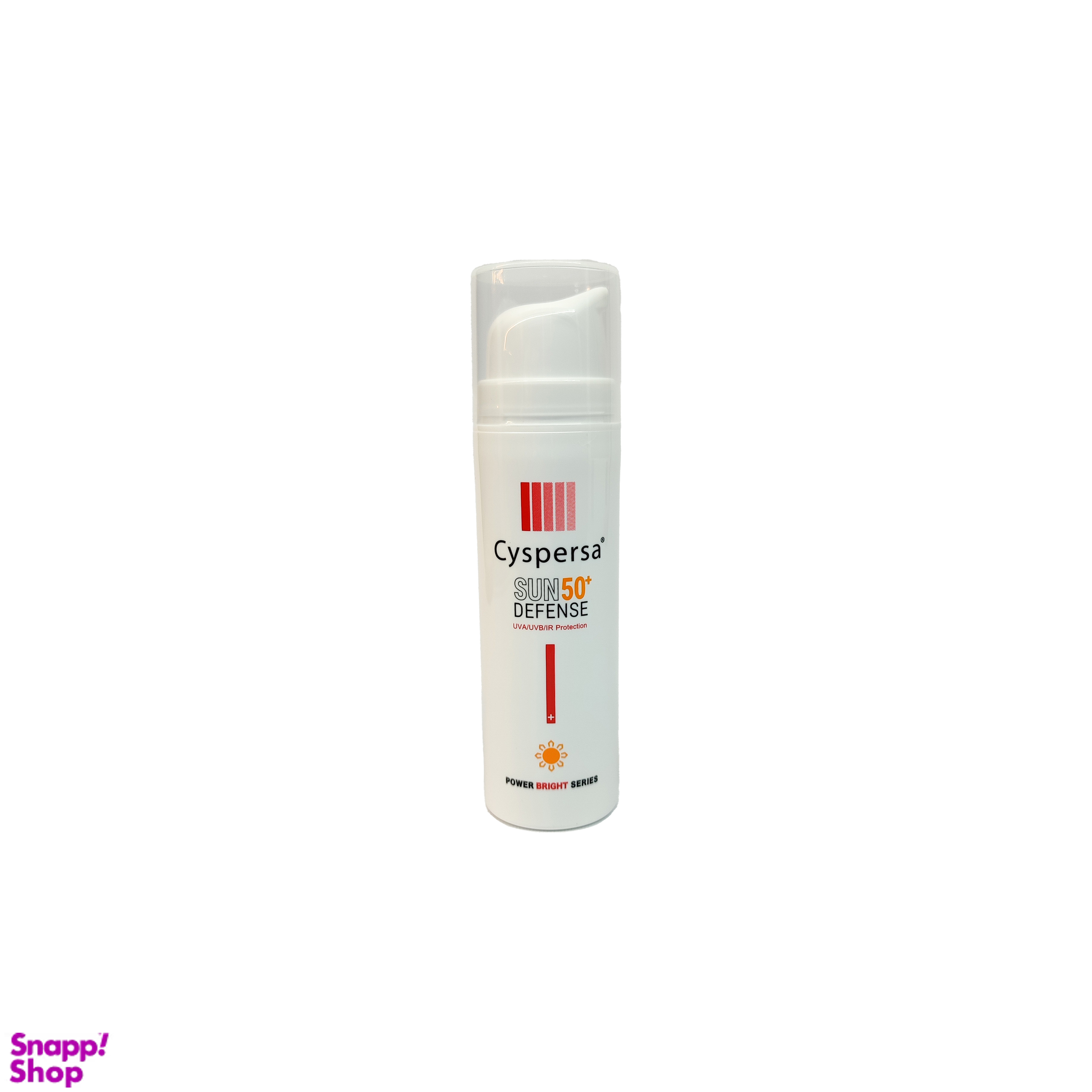 کرم ضد آفتاب بی رنگ سیسپرسا مدل Defense با SPF 50 حجم 50 میلی لیتر