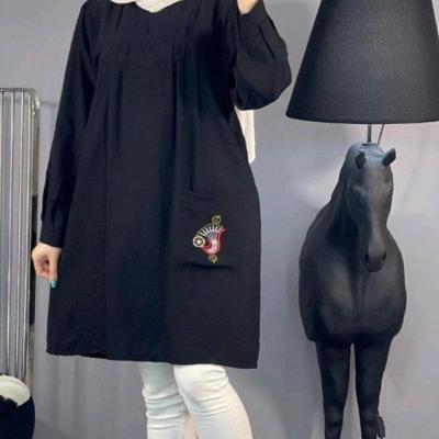 مانتو اسپرت زنانه کتان مدل سابرینا