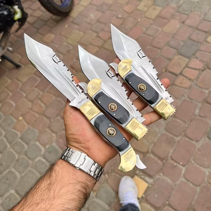 چاقوی دنده ای نیم غلاف