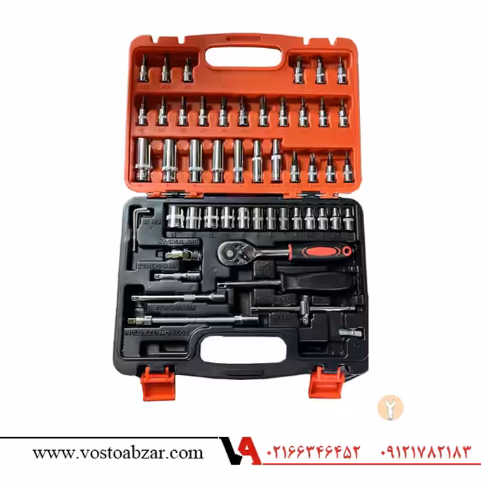 جعبه بکس و ابزار 53 پارچه درایو 1/4 مدل CR-V0