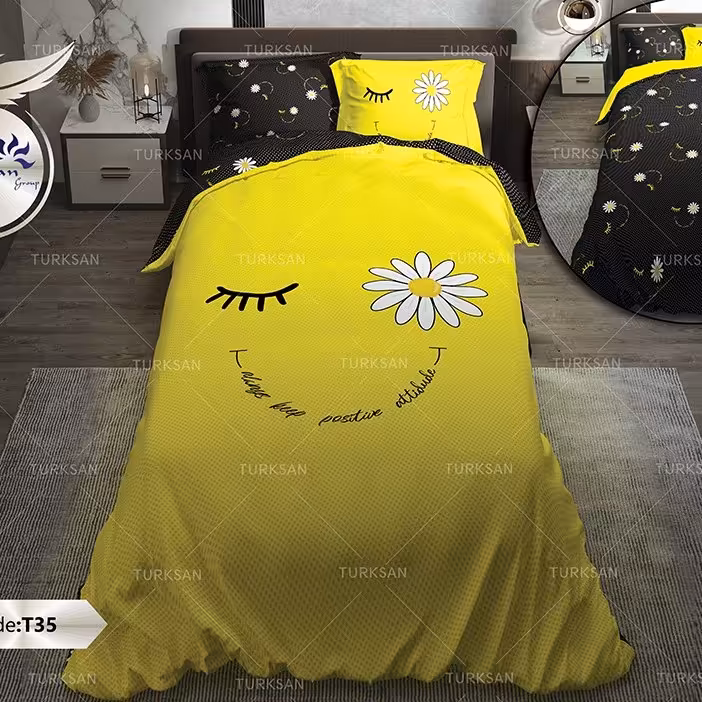 روتختی دونفره دو رو طرحدار  ترکسان طرح T35