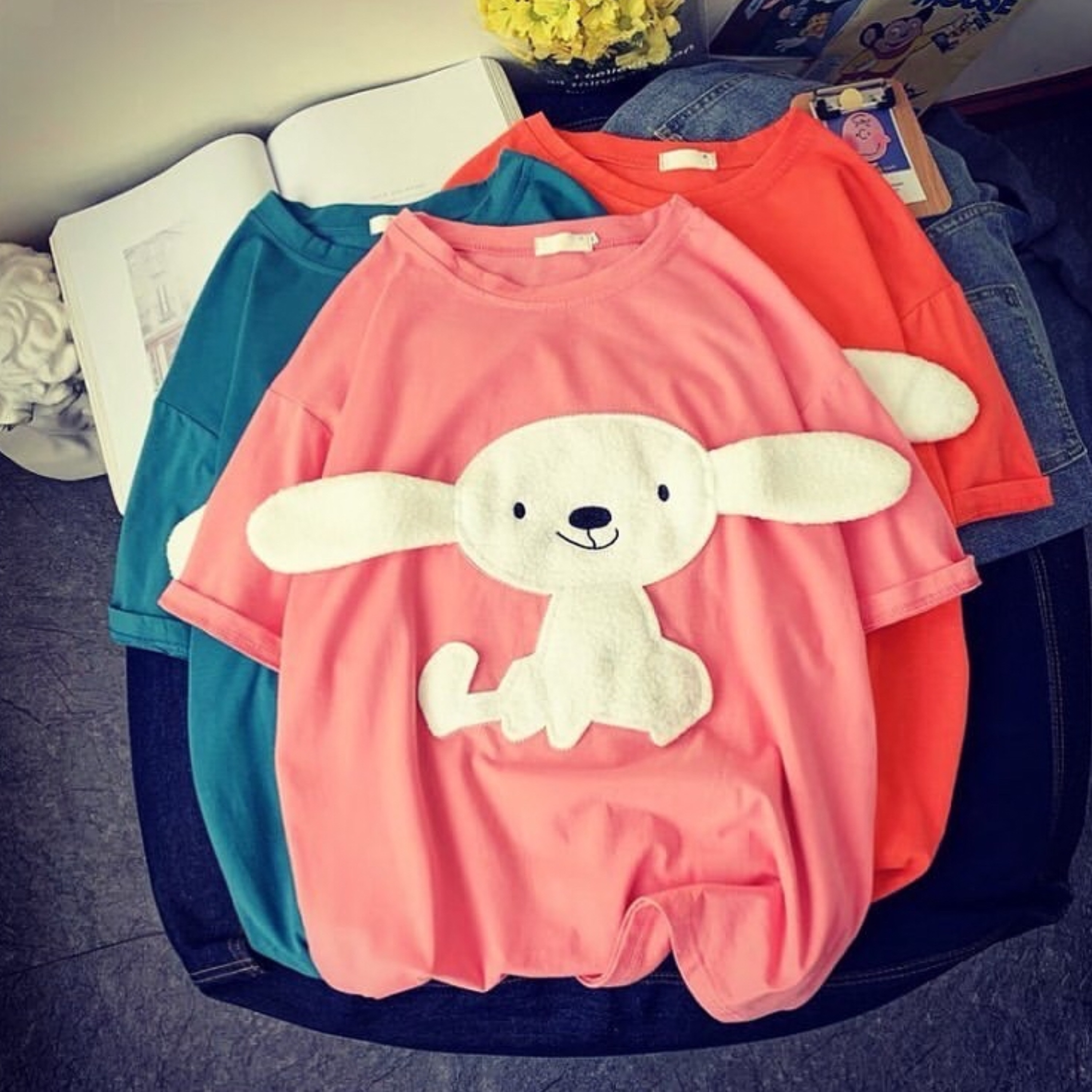 تیشرت نخ پنبه وارداتی کیفیت تضمینی در سه رنگ در سه سایز قواره دار