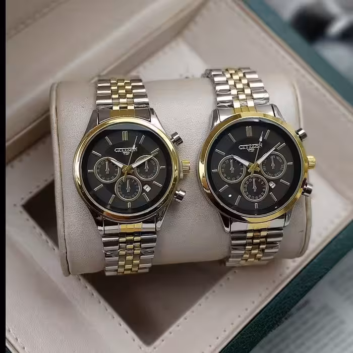 ست ساعت زنانه مردانه سیتیزن citizen  کیفیت بالا  باجعبه و باتری 