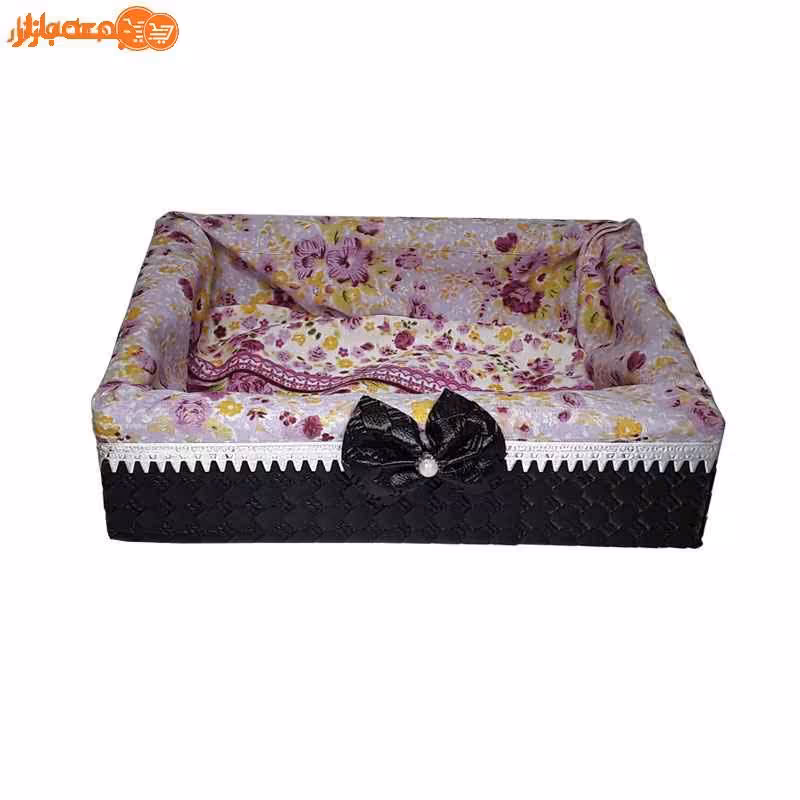 سبد نان و سبزی چوبی