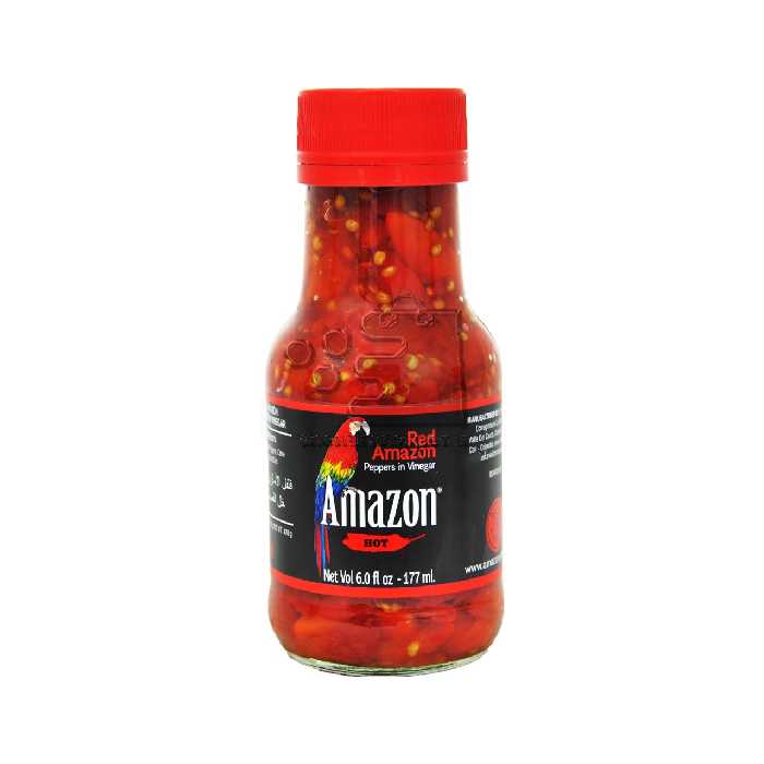ترشی فلفل قرمز ( تند ) 175 گرم آمازون - amazon