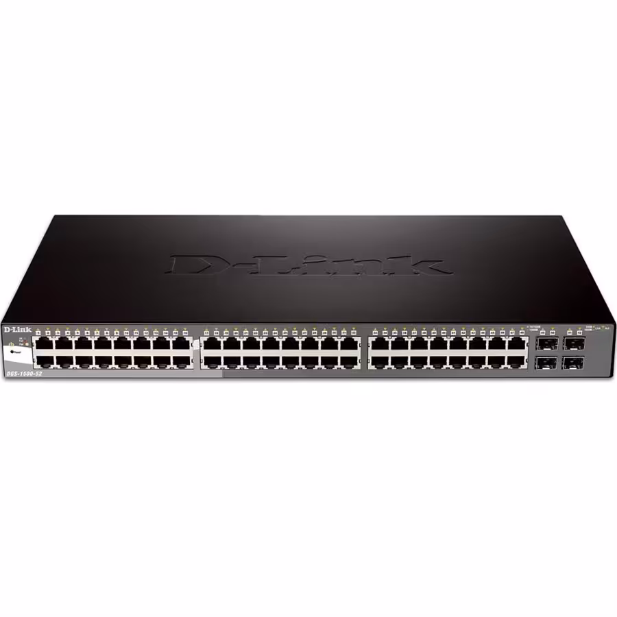سوئیچ 52 پورت و اسمارت دی لینک دی جی اس 1500 52