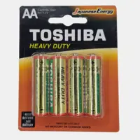 باتری قلمی TOSHIBA مدل HEAVY DUTY بسته 4 عددی


