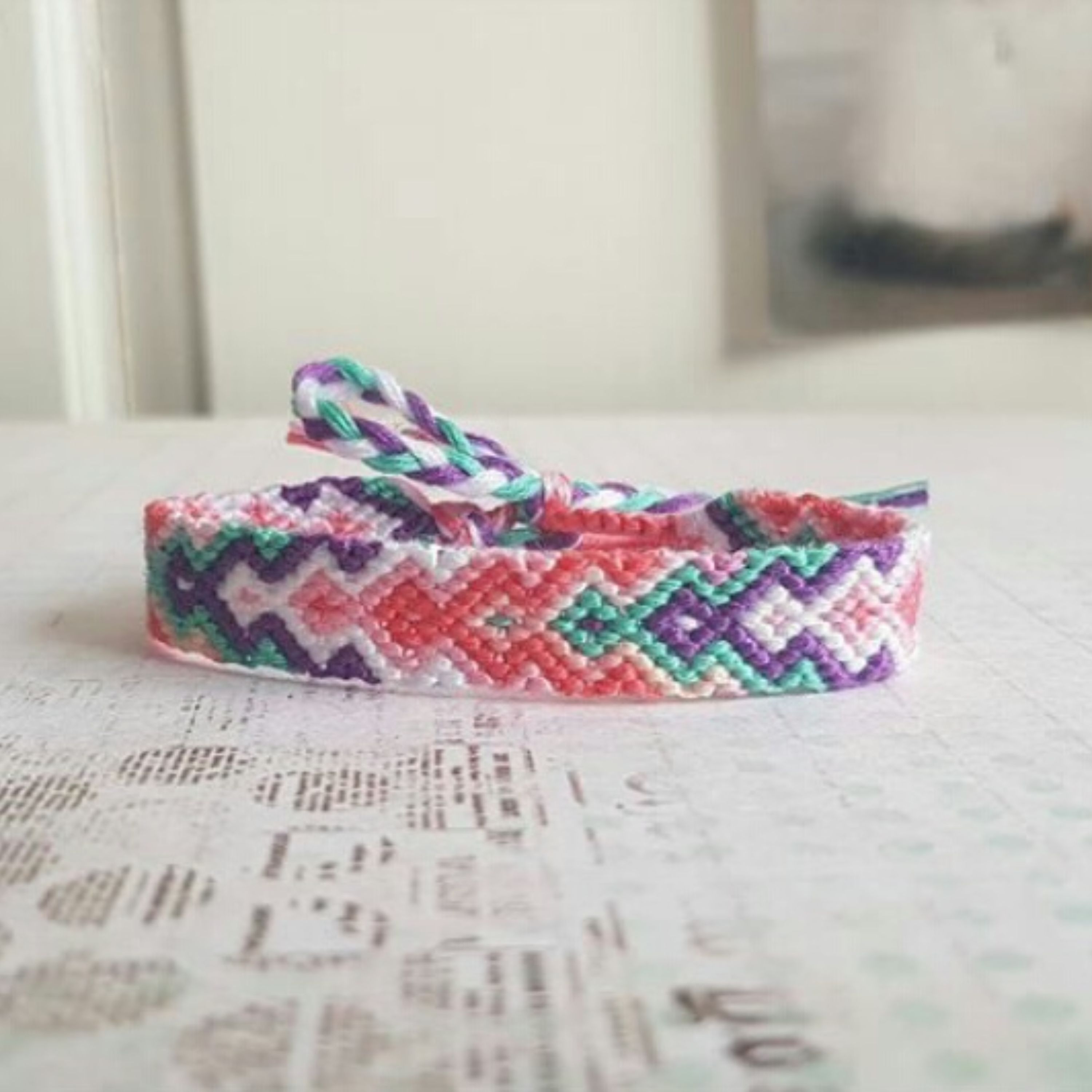 دستبند دوستی طرح آتشی کد 21