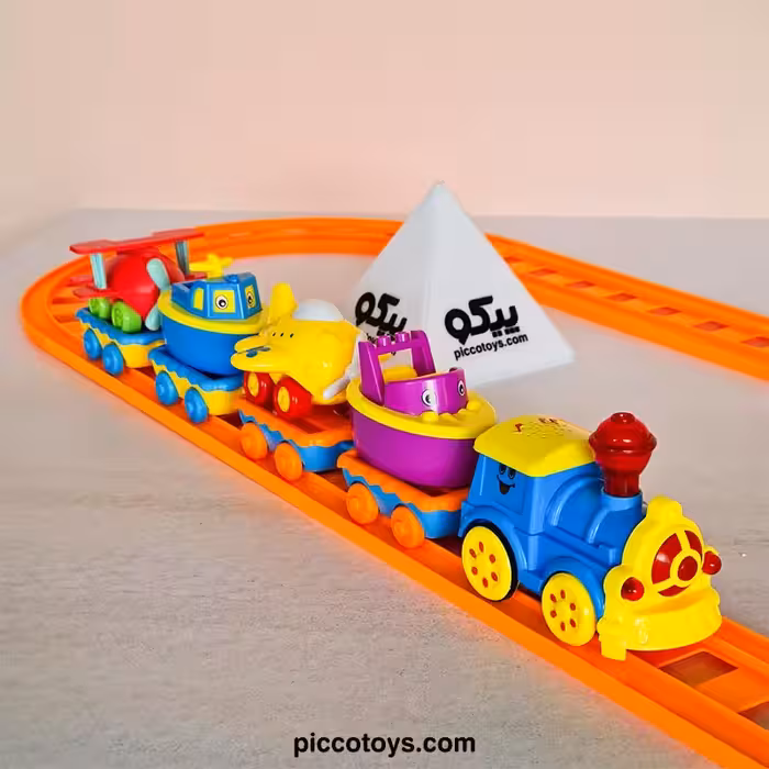 قطار اسباب بازی 5 واگن با ریل کد 1105