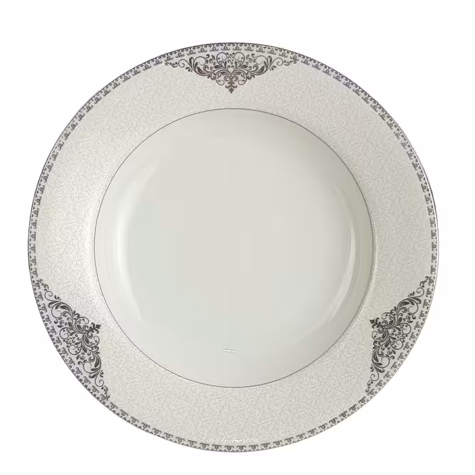 بشقاب خورش خوری 23 چینی پارس مدل 463 کد 3130 (پس کرایه)