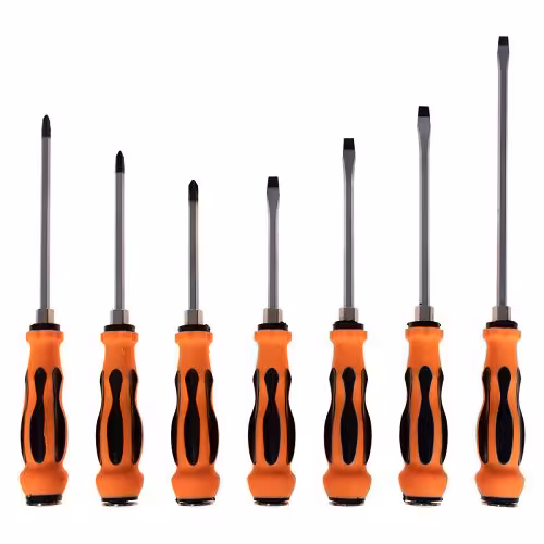 پیچ گوشتی ضربه خور مجموعه 7 عددی