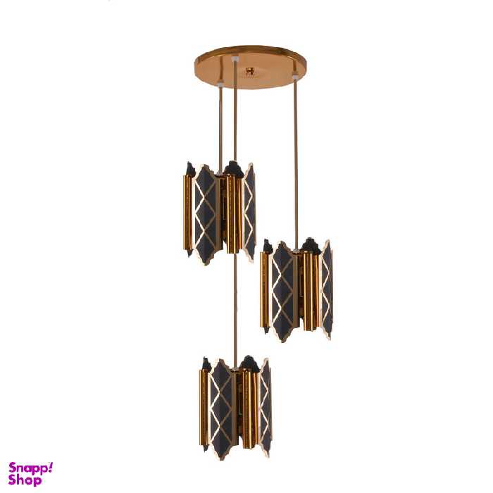 لوستر سه شعله چشمه نور کد N2686/3H