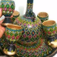 جام کوزه و بشقاب صهبا