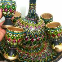 جام کوزه و بشقاب صهبا