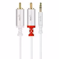 کابل MOSHI موشی تبدیل 3.5mm Audio Jack به استریو RCA - Hiapple.ir
