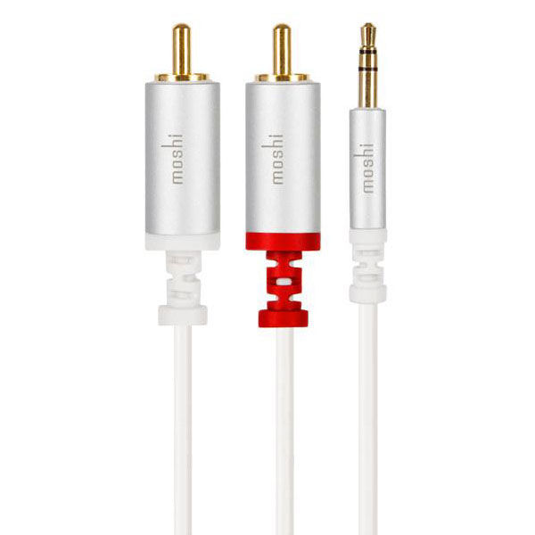 کابل MOSHI موشی تبدیل 3.5mm Audio Jack به استریو RCA - Hiapple.ir