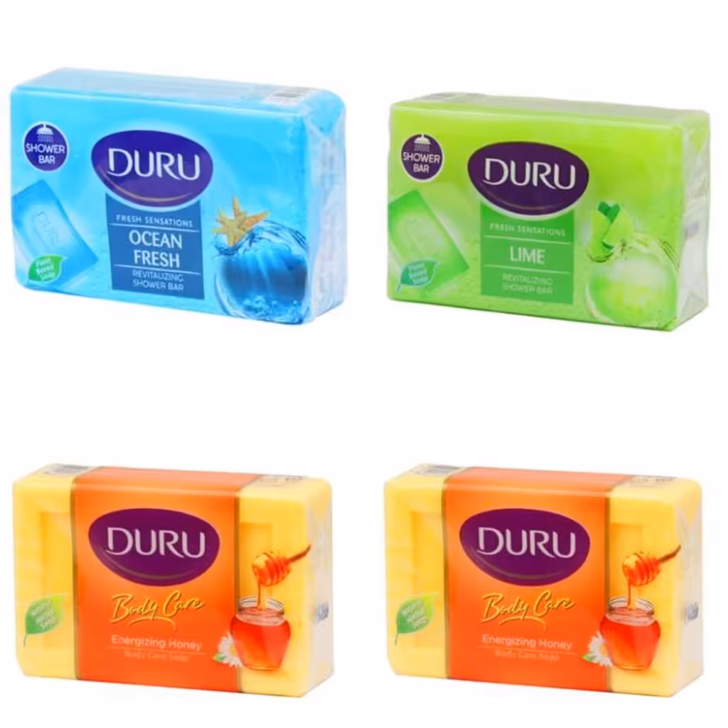 صابون حمام دورو مدل لیمو عسل و اقیانوس مجموعه 4 عددی