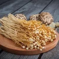 قارچ انوکی خشک شده بسته صد گرمی enoky 