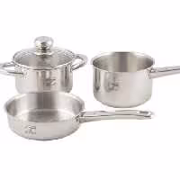 سرویس 4 پارچه نوزادی  پارس استیل کف آلمنیوم