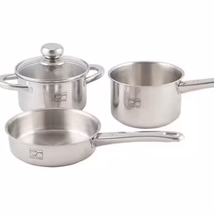 سرویس 4 پارچه نوزادی  پارس استیل کف آلمنیوم