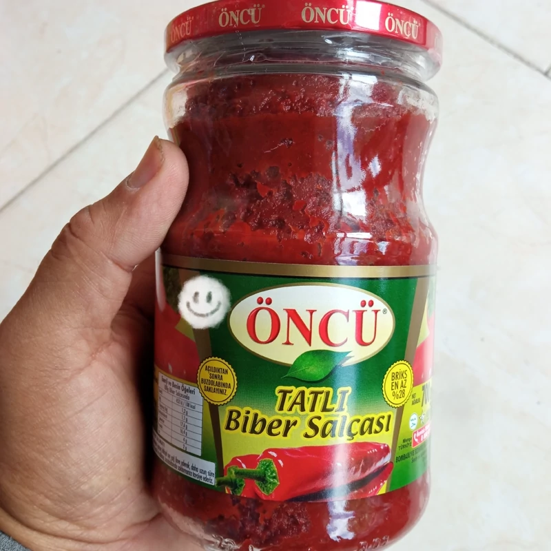 رب فلفل شیرین اونجو شیشه 700 گرمی محصول ترکیه | amazonchi