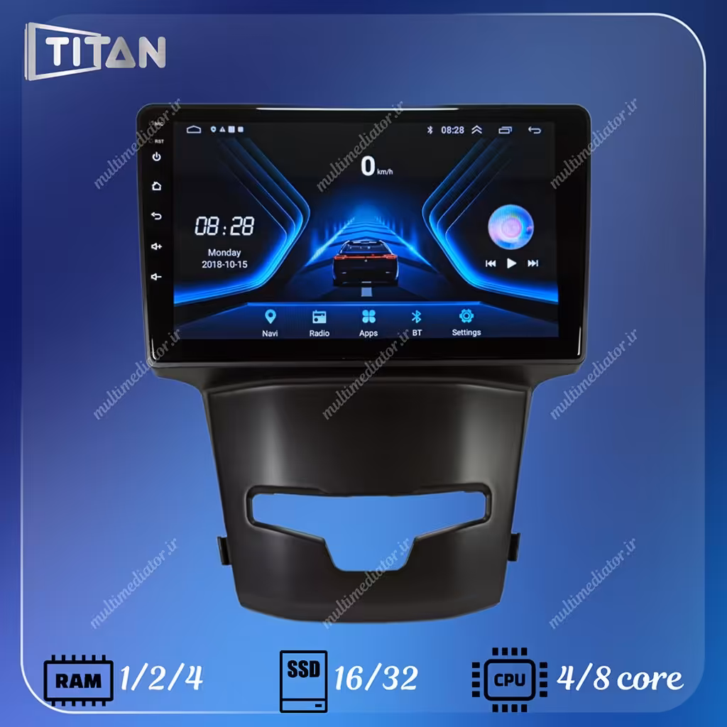 مانیتور اندروید سانگ یانگ نیو کوراندو  (2018-2015) 16-1 تیتان با گارانتی یکساله