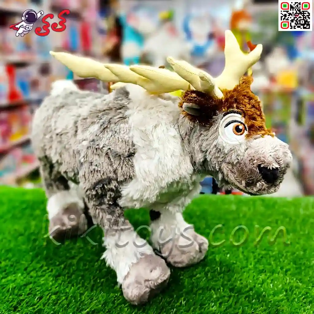 عروسک پولیشی گوزن خوابیده اسباب بازی 