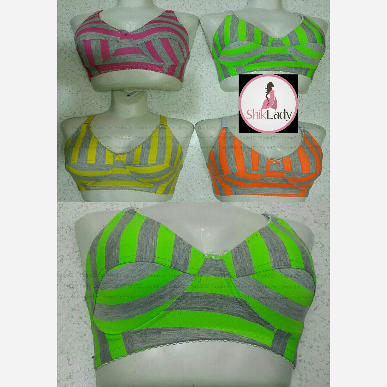 سوتین نخی زنانه زیر نخ بدون حساسیت 