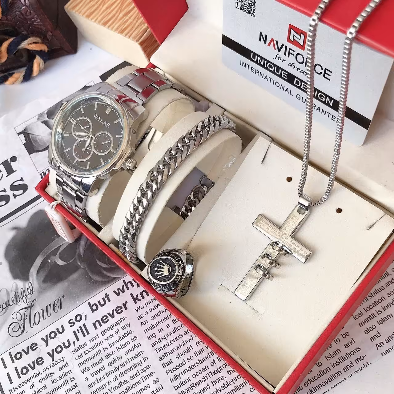 ست لوکس ساعت مردانه از مارک والار