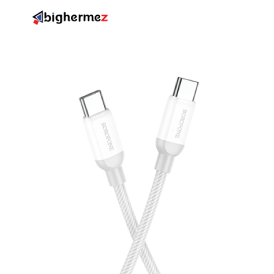 کابل شارژ دوسر TYPE-C بروفون مدل 100W BX68