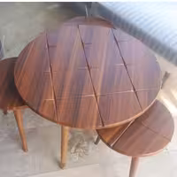 میز عسلی فانتزی 4تیکه  تیک تاک 