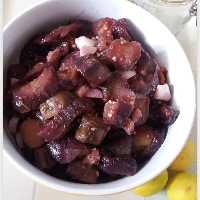 ترشی بادمجان حلقه ای باسبزی های معطر وخوش عطر محصول  خانگی 