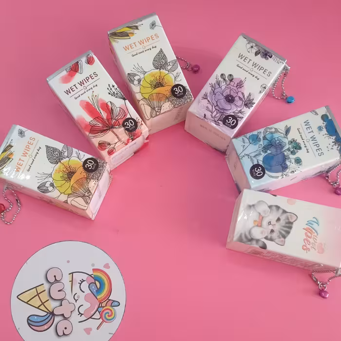 دستمال مرطوب قوطی.دستمال مرطوب فانتزی.دستمال مرطوب قوطی. پاک کننده ارایشی.دستمال مرطوب.دستمال مرطوب معکبی