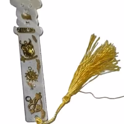 مارک بوک دستساز رزینی طرح جغددار