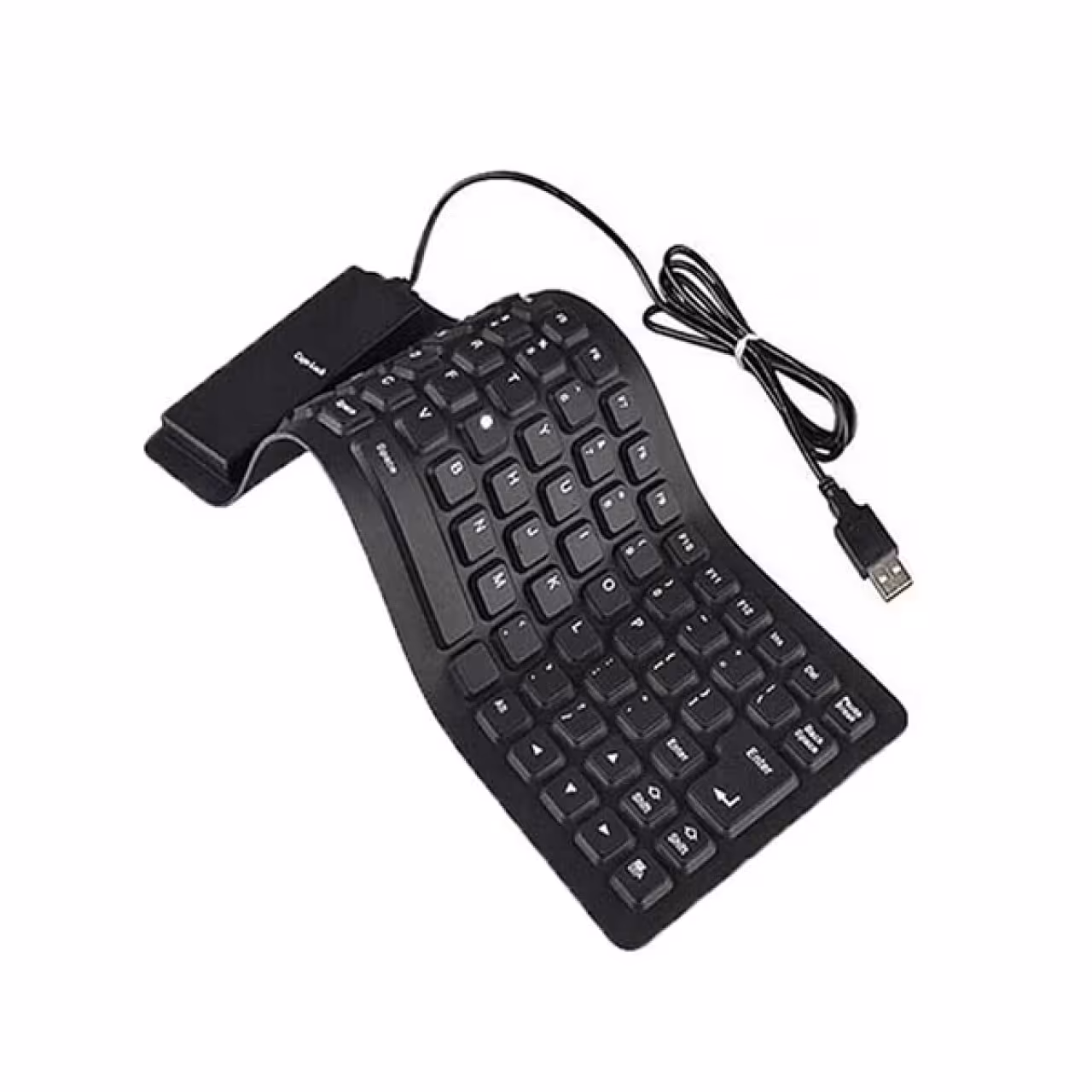 کیبورد ژله ای سیمدار مدل Flexible دارای NUMPAD