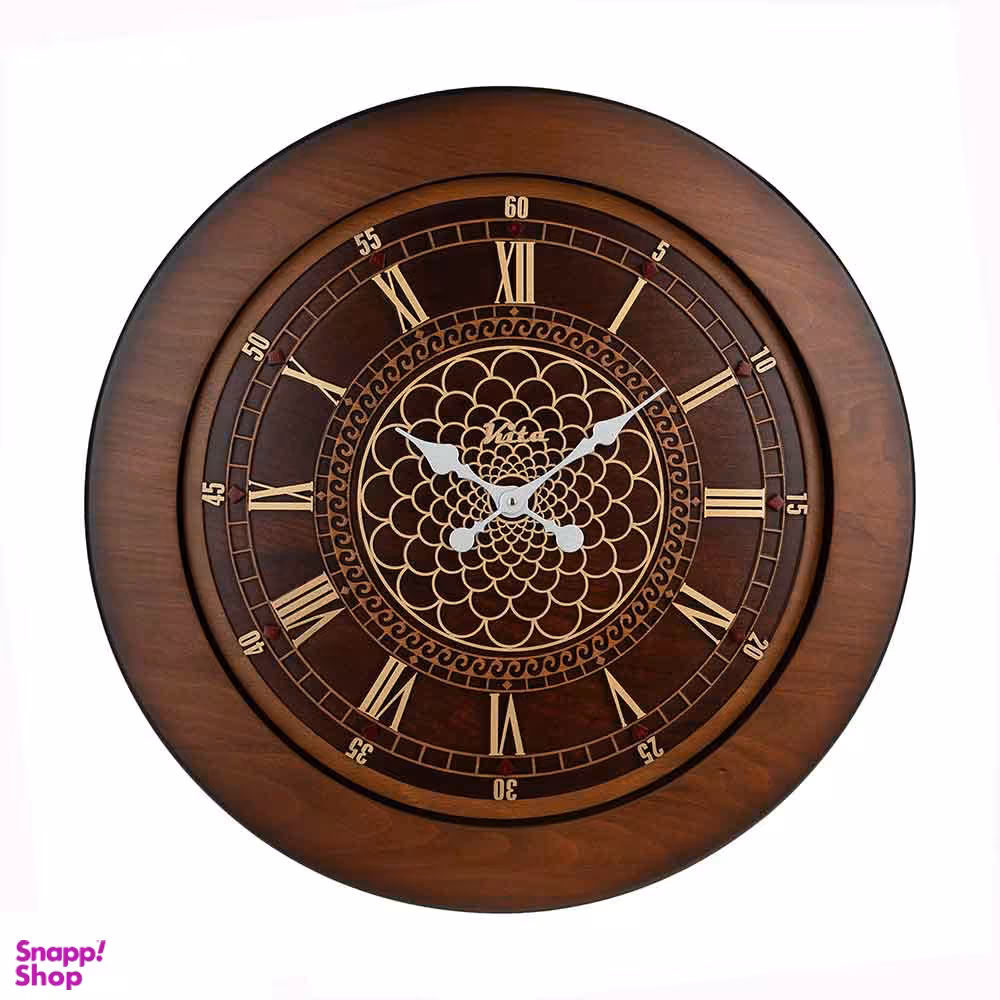 ساعت دیواری چوبی هم آدیس مدل کیتا رویال کد CKS 618-C60