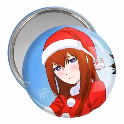 آینه جیبی خندالو مدل مایوری و کوریسو انیمه اشتاینز گیت کد 17486