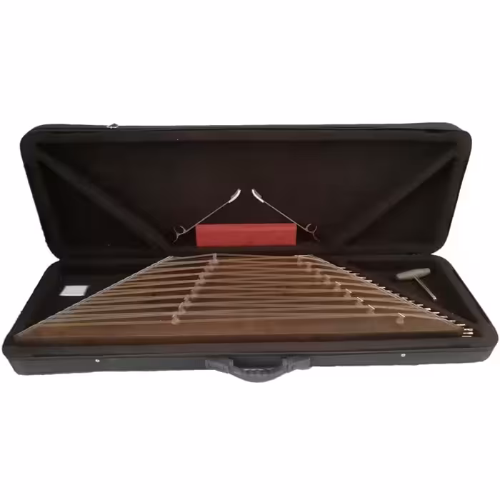 سنتور کد 10 مهر نی ریز همراه با لوازم هارد کیس و مضراب کوک شده ارسال رایگان تخفیف محدود ویژه