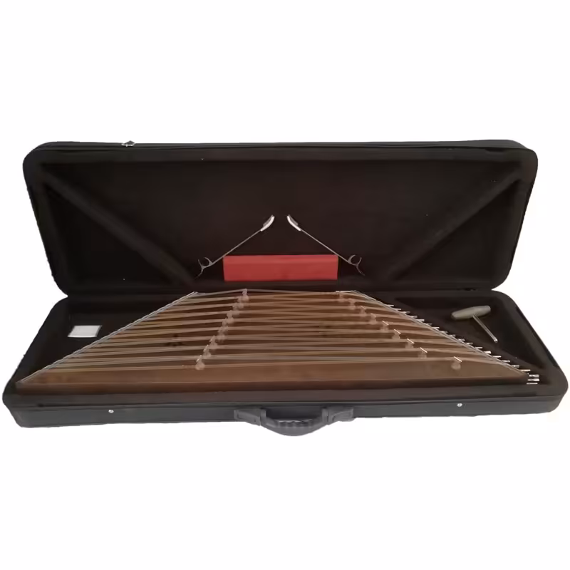 سنتور کد 10 مهر نی ریز همراه با لوازم هارد کیس و مضراب کوک شده ارسال رایگان تخفیف محدود ویژه